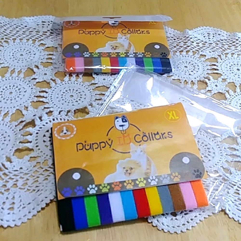 Dog Breeder Temporary ID Collars For Puppies